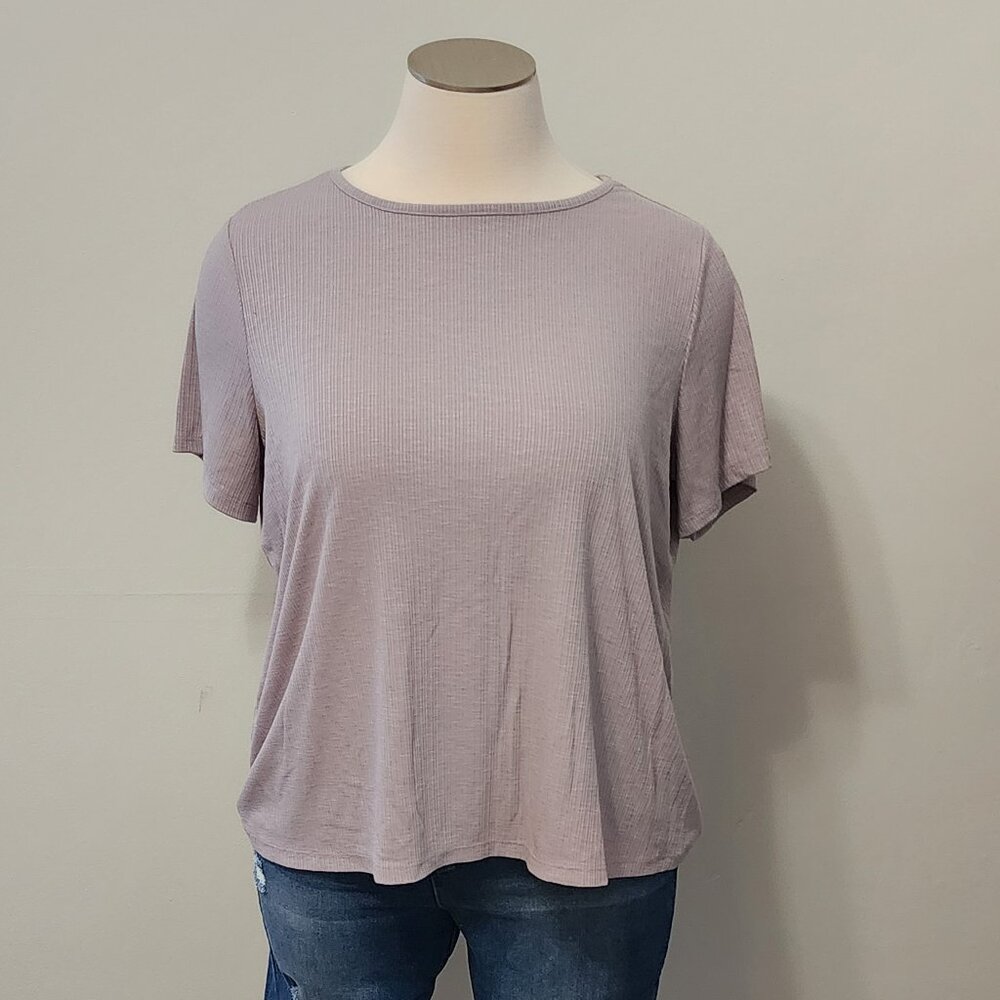 Old Navy Luxe Ribbed T shirt XXL